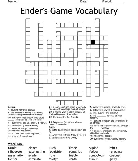 Decree Ender? Crossword Clue Answers. Find the latest crossword clues from New York Times Crosswords, LA Times Crosswords and many more. ... Threat ender 2% 6 INTACT: Modern decree keeping first of these unimpaired 2% 5 FATWA: Decree from football body leads to this whole ...